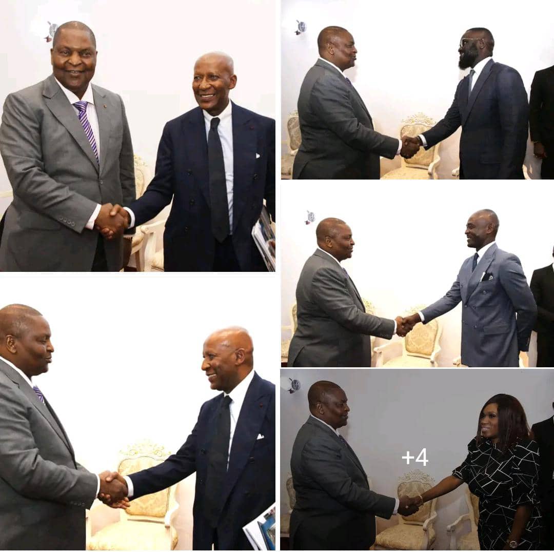 AUDIENCE ACCORDEE A LA DELEGATION DU GROUPE AFRICA OIL & GAS CORPORATION ET PETRO CONGO